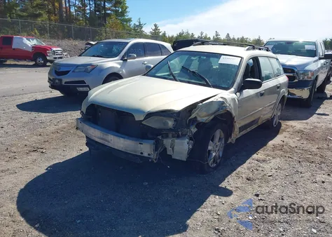 2006 Subaru Outback 2.5I z USA, uszkodzony, nr VIN 4S4BP61C467341817